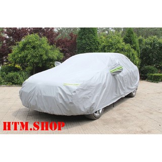 Bạt xe hơi ,Bạt phủ xe hơi, áo trùm che phủ xe hơi, Bạt phủ xe ôtô tráng nhôm bạc 4 - 7 chỗ
