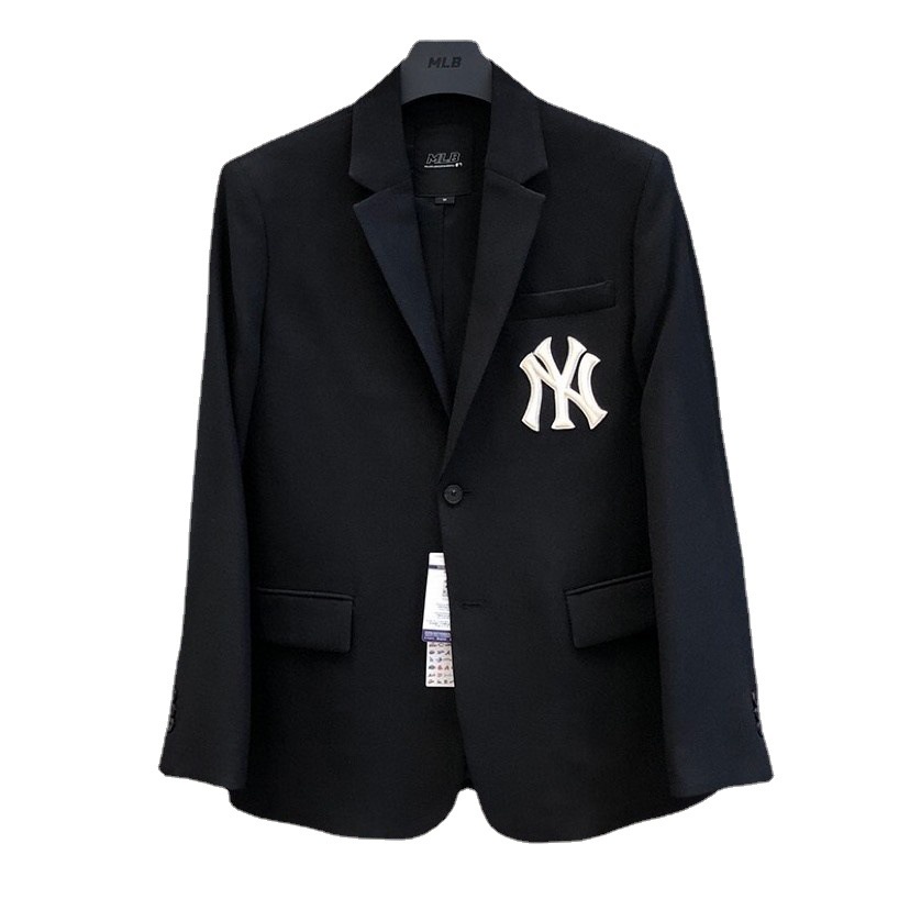 MLB Áo Khoác Bóng Chày NY Dáng Rộng Phong Cách Hàn Quốc Thời Trang Mùa Thu Cho Nữ | BigBuy360 - bigbuy360.vn