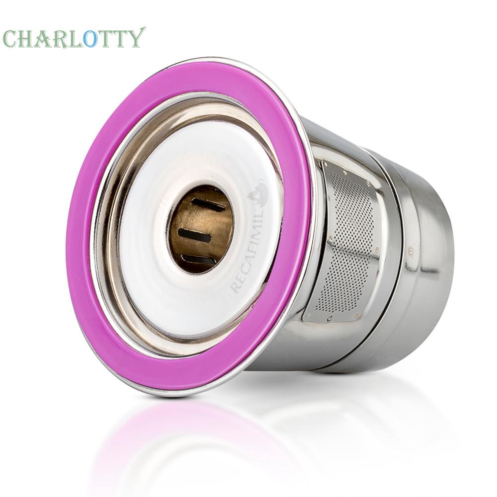 【CHA】Stainless Steel Coffee Capsule Cup Reusable K Cup for Keurig 2.0/1.0 Mini Plus