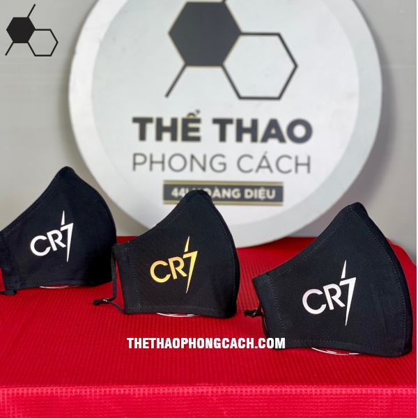 KHẨU TRANG VẢI CẦU THỦ BÓNG ĐÁ RONALDO CR7