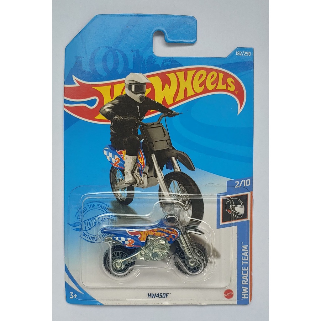 Xe mô hình tỉ lệ 1:64 Hot Wheels T-21 Mô tô Hw450F race team