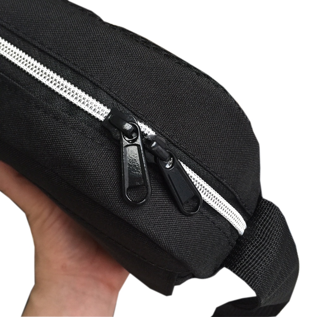 Túi đeo chéo nam nữ đi học đi chơi vải bố chống thấm size 27cm vừa tập sách vở đồ dùng cá nhân với nhiều ngăn đựng