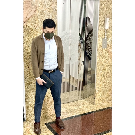 Thắt lưng Nam thời trang - da bò, mặt kim loại cao cấp nhập khẩu chính hãng William Polo 20388-90P - Bảo hành 12 tháng