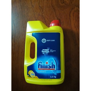 Combo 2 Bột Finish 2,5kg hương chanh cho Máy rửa bát.