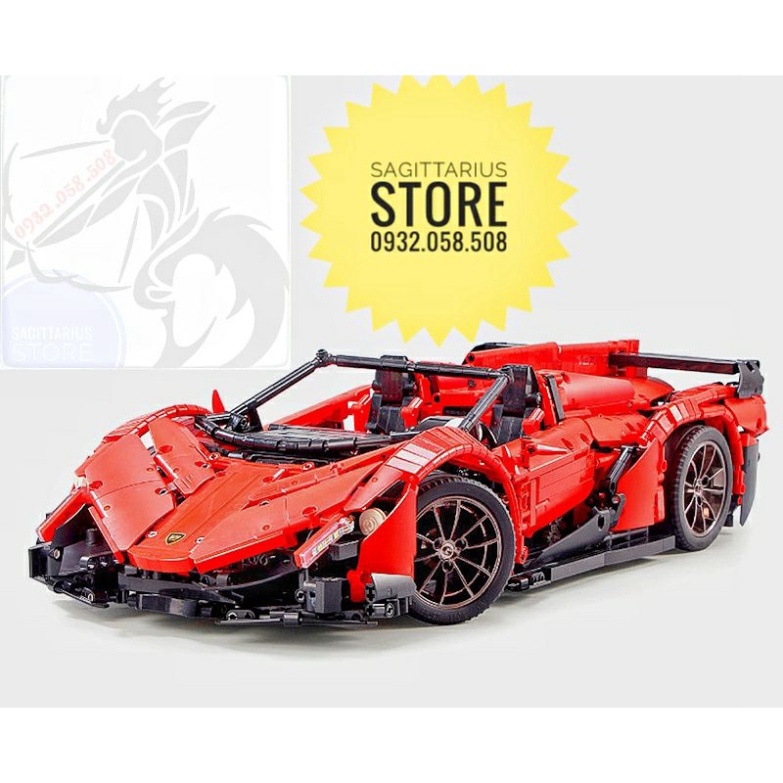 Lego Mouldking 13079 Lắp Ráp Siêu Xe Lamboghini Sport Mui Trần