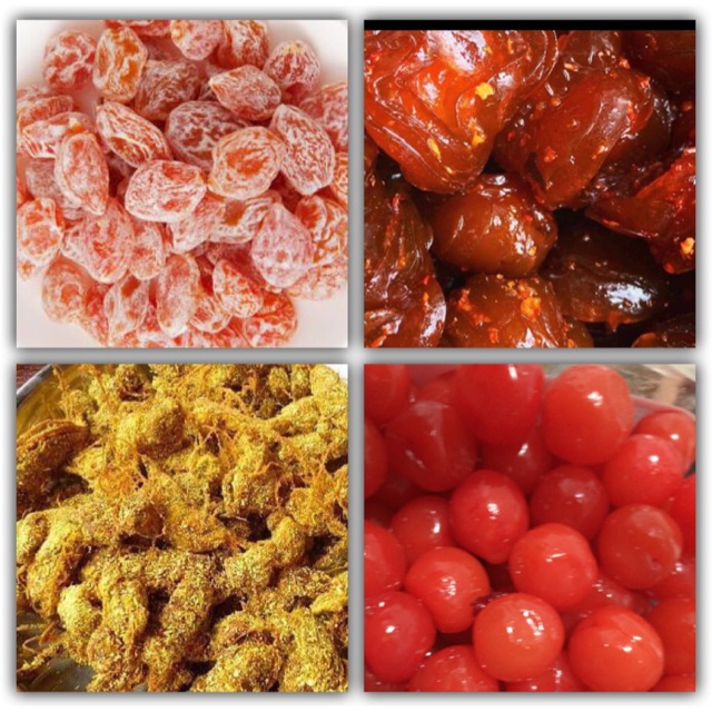 Combo 4 loại ômai đào-mận-me-anh đào 250g/1 loại