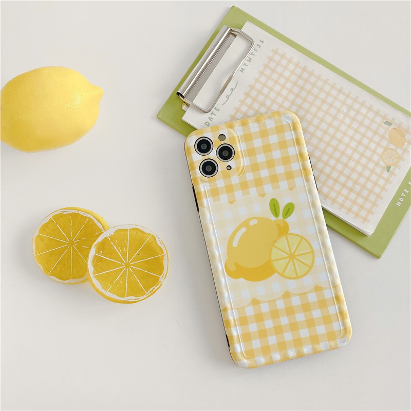 Ốp iPhone Caro Vàng iPhone 7Plus/8Plus/X/Xs Max/11/11 Pro/11 Pro Max - ốp iphone