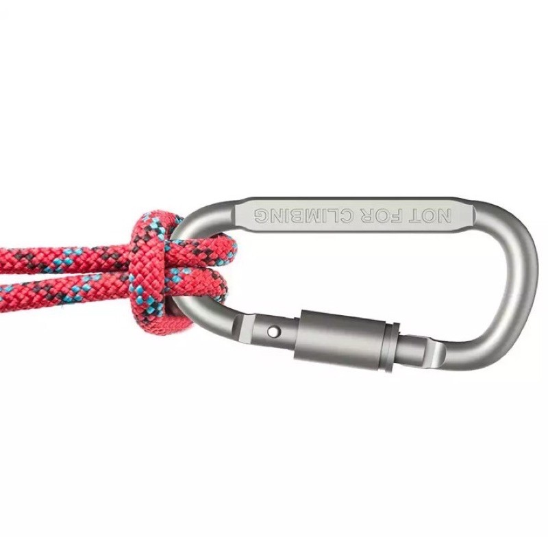 Móc khóa carabiner chữ  D 8cm đi phượt - Móc khoá đa năng ngon bổ rẻ