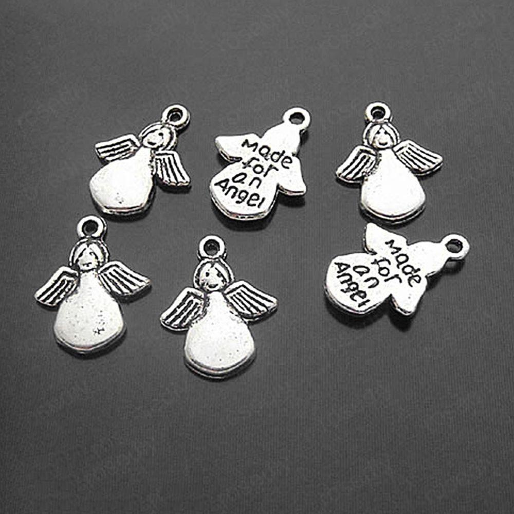 Mocho Phụ Kiện Làm Trang Sức Hình Thiên Thần Sáng Tạo Charms