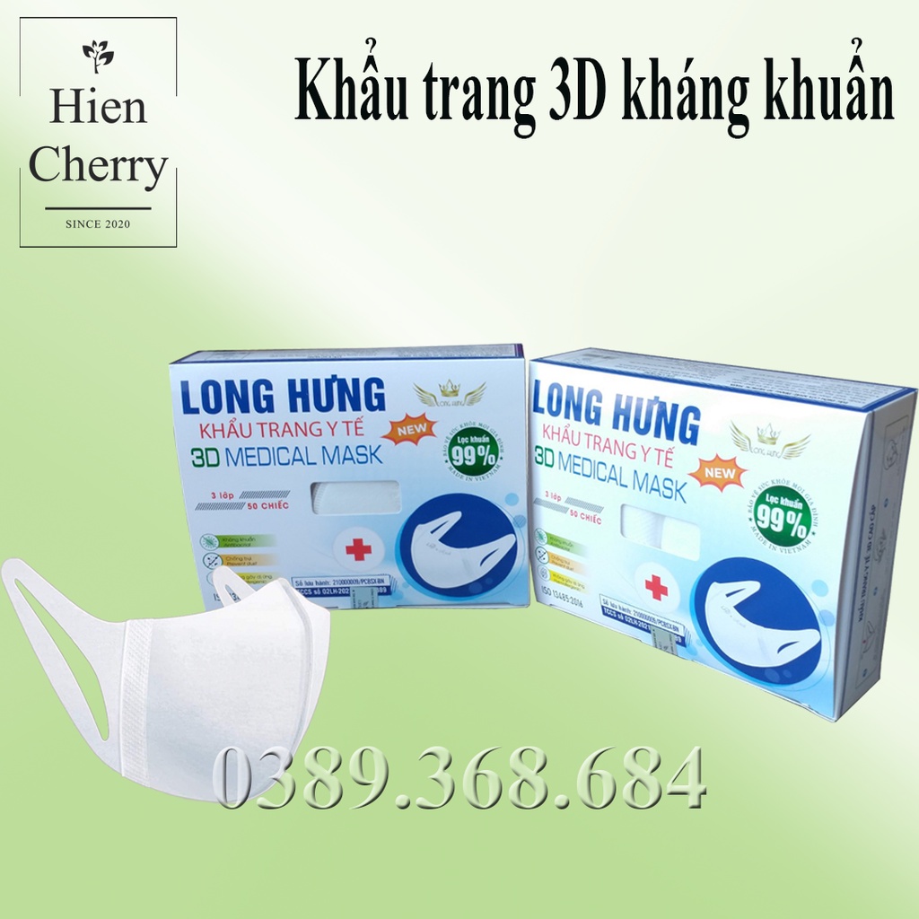 HỘP KHẨU TRANG Y TẾ 4 LỚP - HỘP 50 CHIẾC - Chống giọt bắn - Ngăn ngừa khói bụi