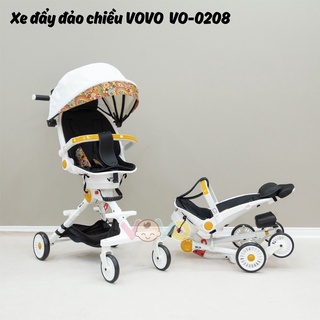 xe đẩy du lịch gấp gọn đảo chiều vovo 0208