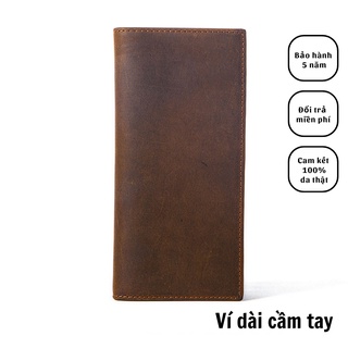 Ví nam dài Limo leather D102 da bò sáp cao cấp