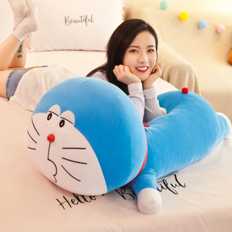 Doraemon Gối Ôm Dài Hình Doremon Xinh Xắn Dành Cho Nữ