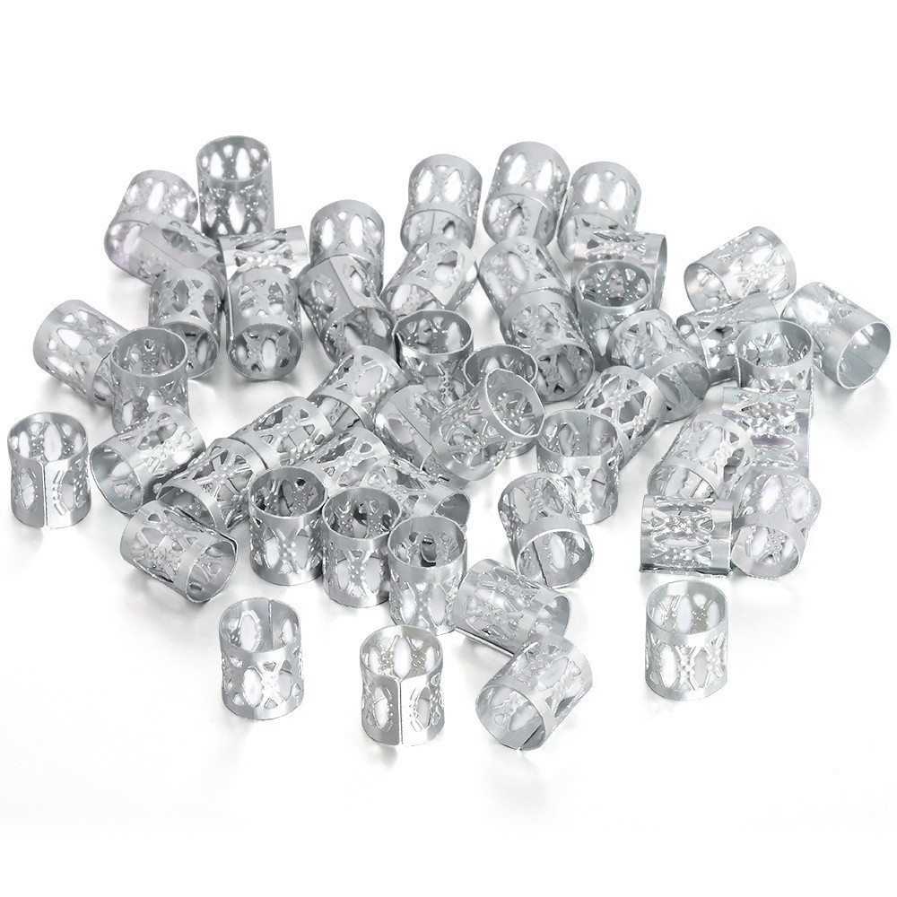 10/30/50pcs phụ kiện làm tóc bím tiện lợi