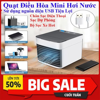 Quạt Điều Hòa Mini - Máy Điều Hòa Phun Sương Tạo Độ Ẩm - Siêu Mát