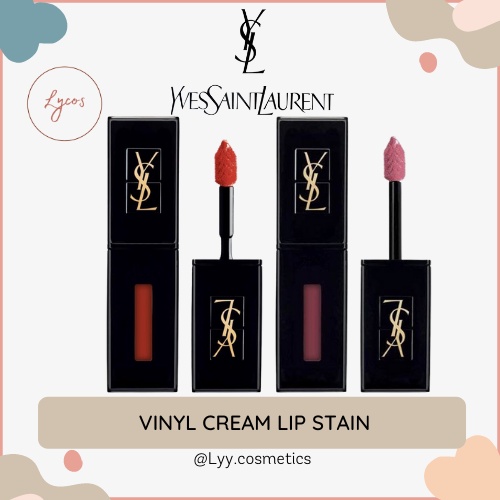 SON YSL VINYL CREAM LIP STAIN 407,416