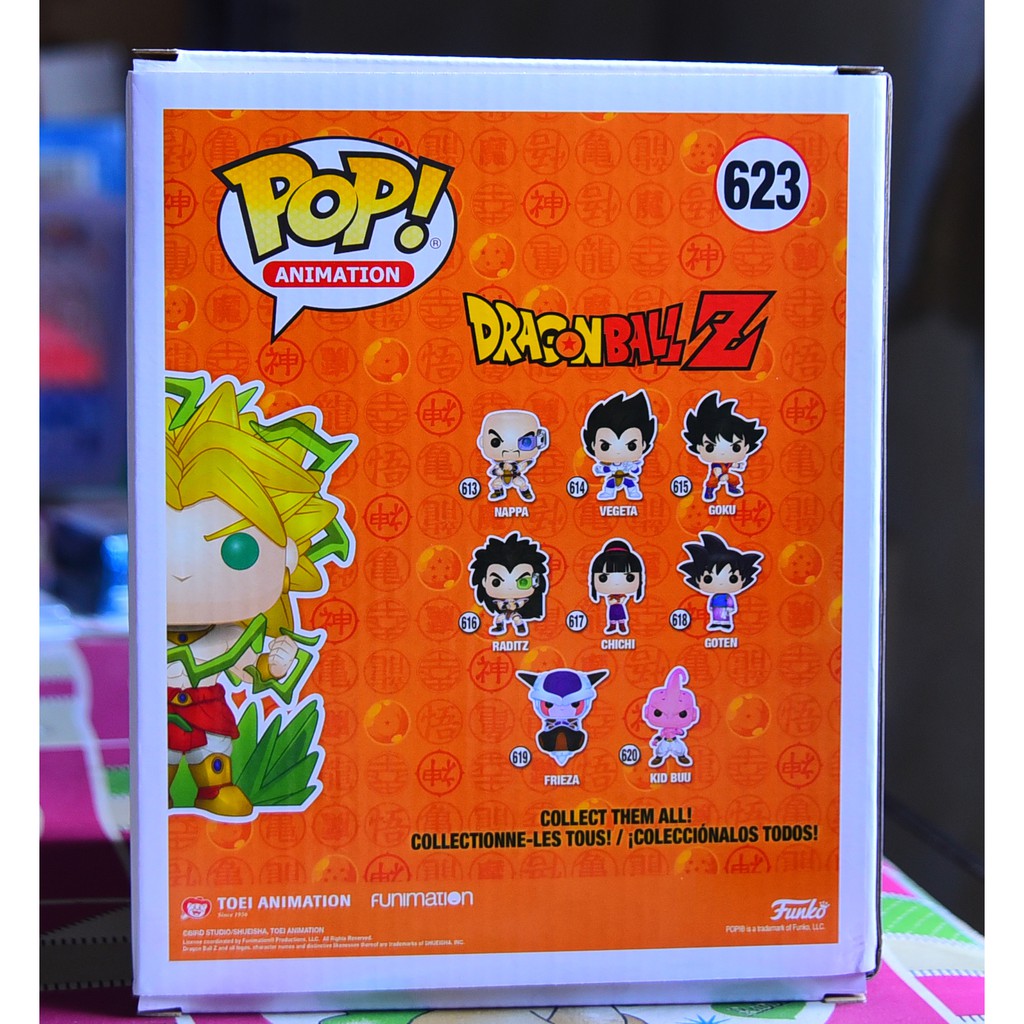 [box9.5/10] Mô hình nhân vật Funko Pop Dragonball Z Legendary Super Saiyan Broly Galactic Toys Exclusive #623