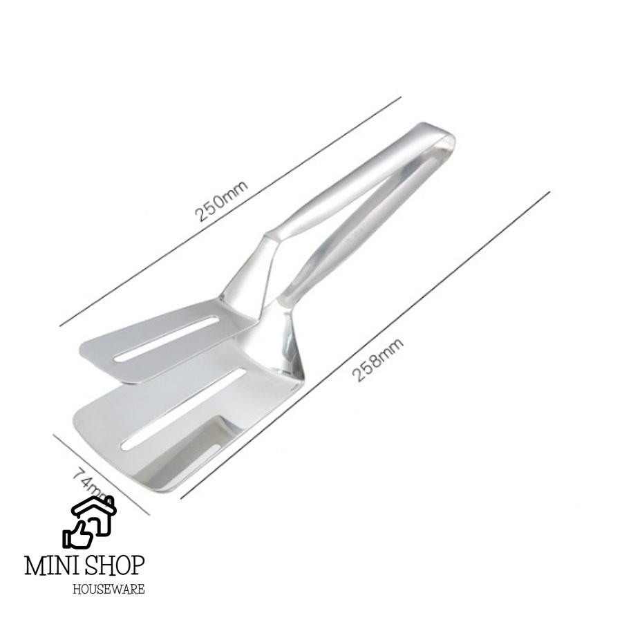 Kẹp Inox Gắp Lật Chiên Thức Ăn Cá Thịt Mẫu Mới