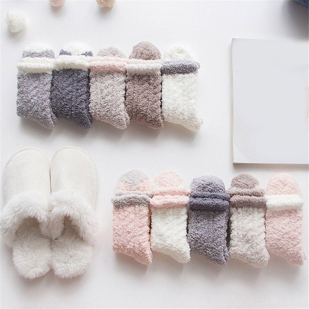 BORAG Vớ Nhung San Hô Dày Dặn Giữ Ấm Mùa Đông