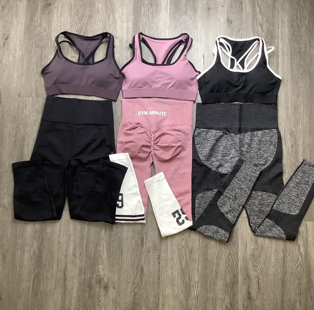 Set phối 3 màu mới tập gym, thể thao, yoga