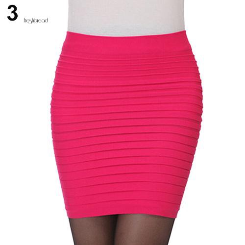 Chân Váy Bút Chì Ngắn Xếp Li Bó Sát Gợi Cảm Cho Nữ