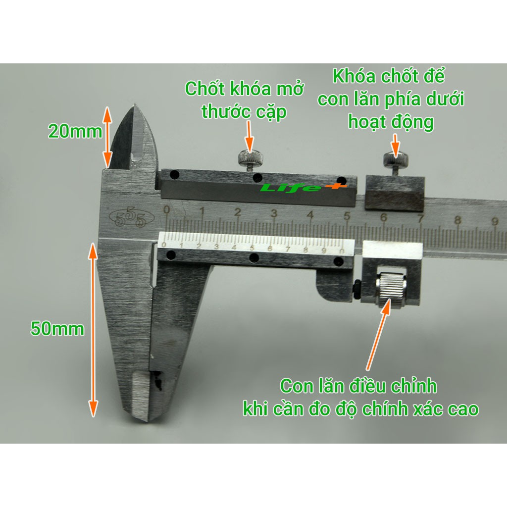 Thước kẹp cơ chất liệu hợp kim