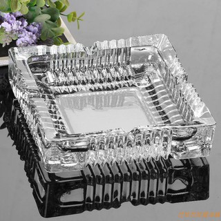 Gạt Tàn Thuốc Bằng Thủy Tinh Trong Suốt Đa Năng Tiện Dụng