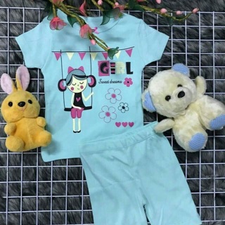 BỘ CARTERS IN HÌNH BÉ GÁI