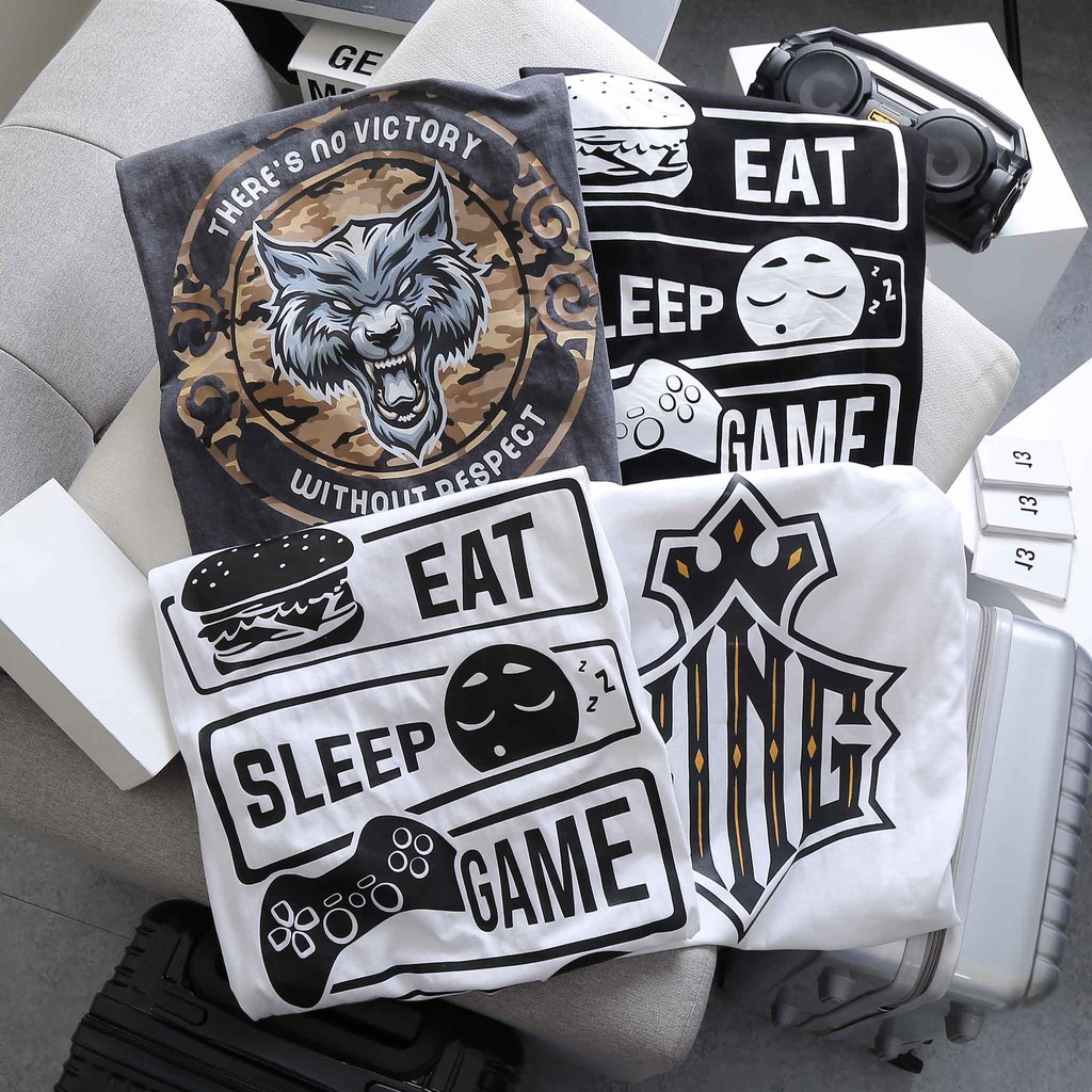 Bigsize < 125kg Áo thun/ áo phông nam tay ngắn không cổ bigsize | BigBuy360 - bigbuy360.vn