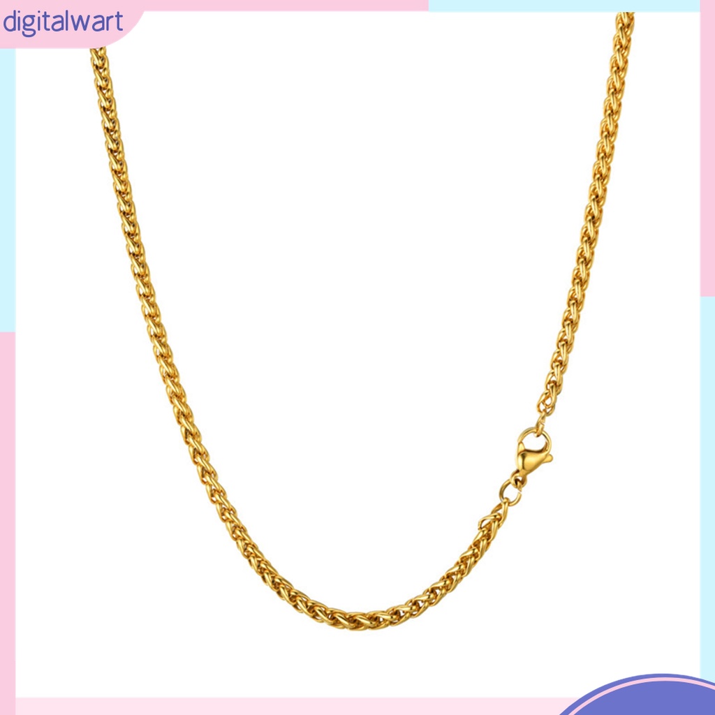 Vòng cổ Kỹ Thuật Số 60cm Màu Sắc Vàng Kim Unisex Dễ Phối Đồ