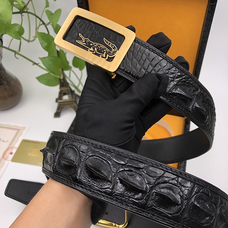 [HÀNG CHẤT] .Dây nịt nam Thắt Lưng da Doanh Nhân Da cá sấu Thật 2 Lớp thời trang | BigBuy360 - bigbuy360.vn