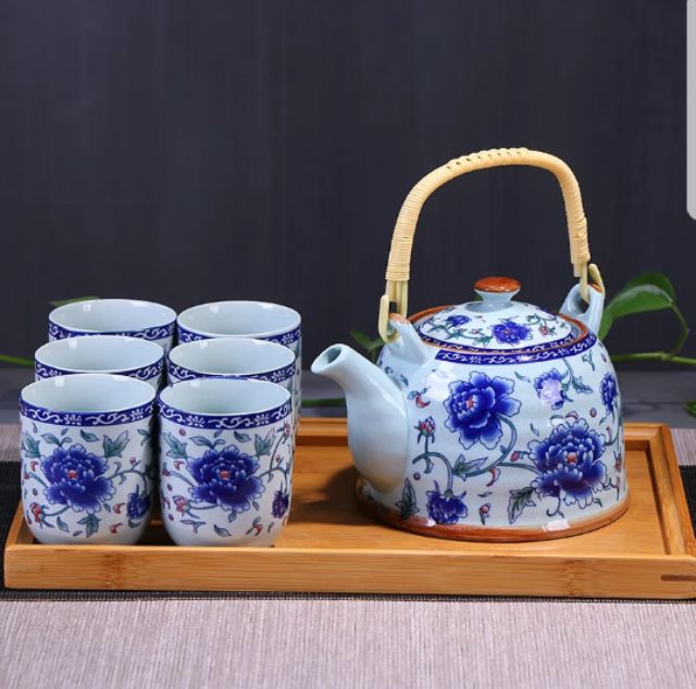 Bộ ấm trà 6 chén + 1 ấm