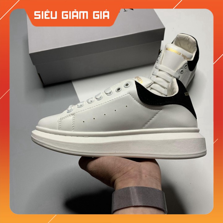 [BÁN CHẠY NHẤT SHOPEE] Giày Sneaker MC,MCQ Gót Đen Dây Lụa Cao Cấp Full Box Full Bill