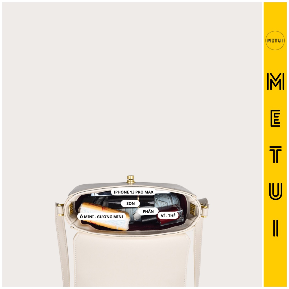 Túi xách nữ METUII túi đeo chéo cao cấp thiết kế trẻ trung kèm họa tiết đẹp mắt M53