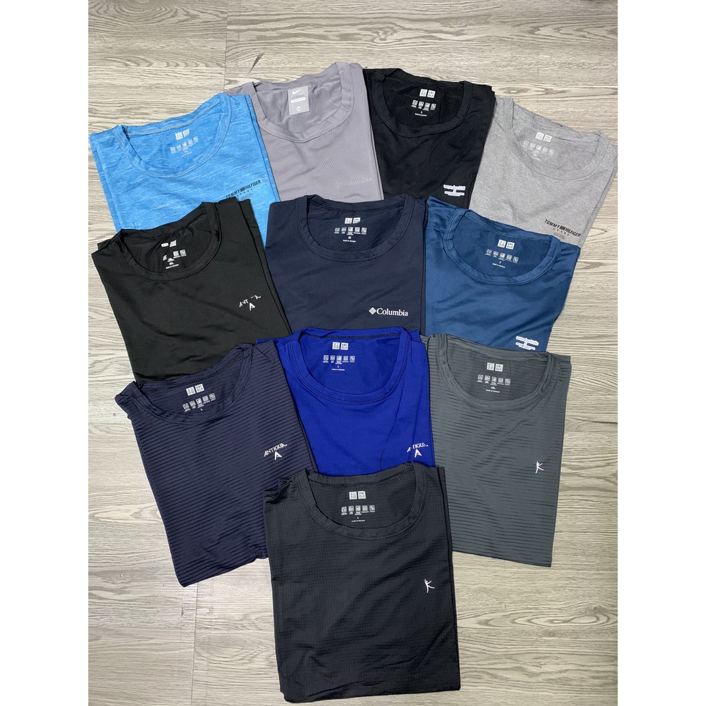 áo phông nam cổ tròn, áo thun nam thông hơi chất co giãn 4 chiều | BigBuy360 - bigbuy360.vn