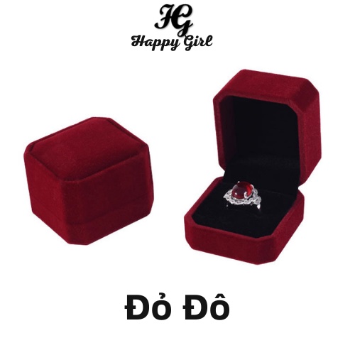 Combo 10 hộp đựng nhẫn, hộp đựng nhẫn đôi cực xinh và sang trọng - Happy Girl