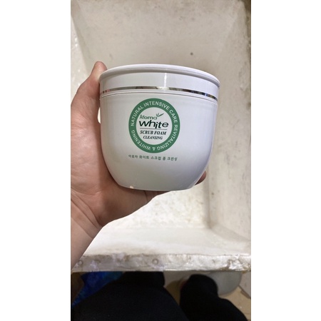 Kem sữa tắm cát trắng aroma white hũ 300g