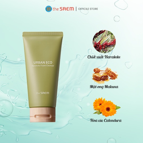 Sữa Rửa Mặt the SAEM Chiết Xuất Harakeke the SAEM Urban Eco Harakeke Foam Cleanser 150ml
