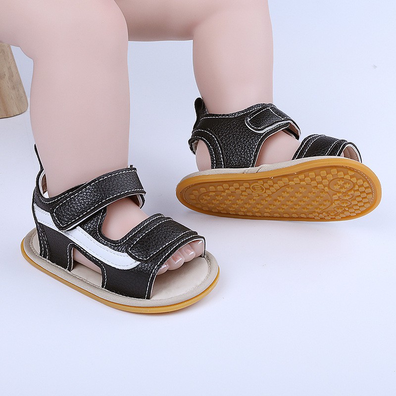 [Hàng mới về]Giày Sandal tập đi cho bé đế cao su chống trơn trượt cao cấp cực chất mềm mại cho bé trai bé gái