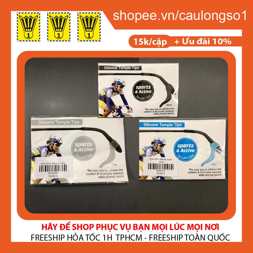 Móc Kính Thể Thao Silicon chống rơi kính khi vận động, phù hợp nhiều gọng kính, chất lượng tốt