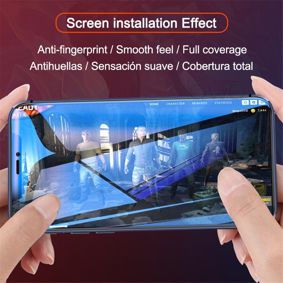 Bộ 2 Miếng Phim Hydrogel 500D Dán Mặt Trước + Sau Cho iPhone 11 12 13 Pro MAX 7 8 6s 6 Plus SE 2020 XR X XS 11 12 Pro MAX 12 13 Kính