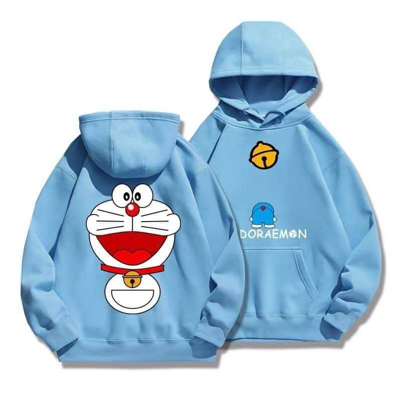 [HOT] Áo Hoodie Nỉ Bông Doraemon Nam Nữ Cặp Đôi Dễ Thương NH05