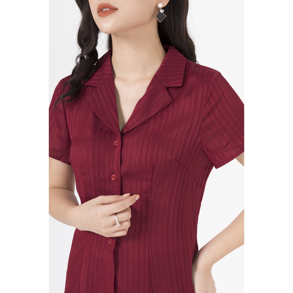 Áo sơ mi nữ dáng dài cổ 2 ve LAMER L61H19H043 (nhiều màu)