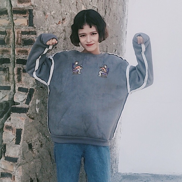 Áo nỉ lót lông