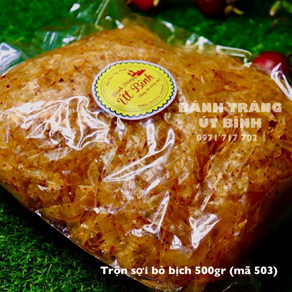 500gr Bánh Tráng Trộn Sợi Bò Út Bình