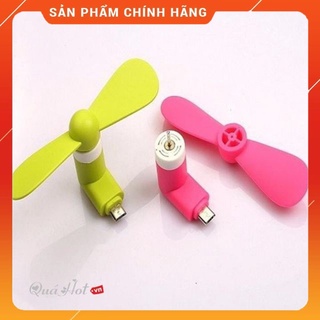 Quạt mini usb cắm điện thoại chân adroid