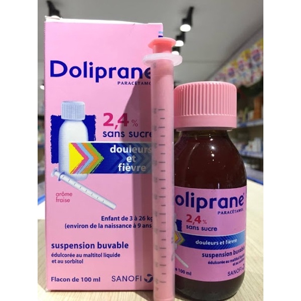 SIRO_HẠ_SỐT Doli Prane Pháp 100ML