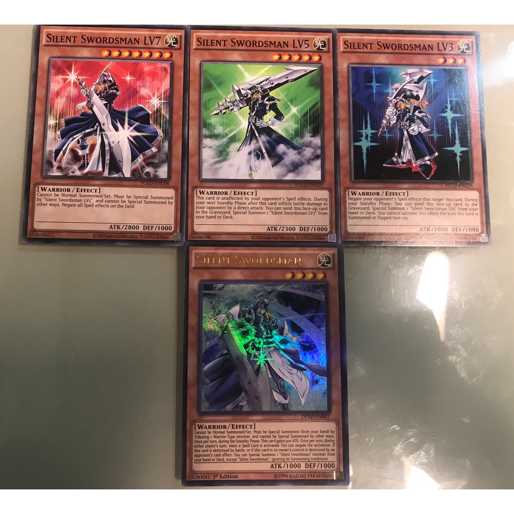 Thẻ bài yugioh Set bài Silent Swordman