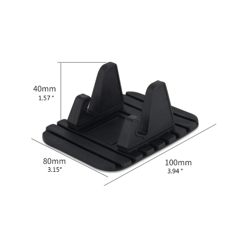 Giá Đỡ Điện Thoại Bằng Silicon Chống Trượt Gắn Bảng Điều Khiển Xe Hơi