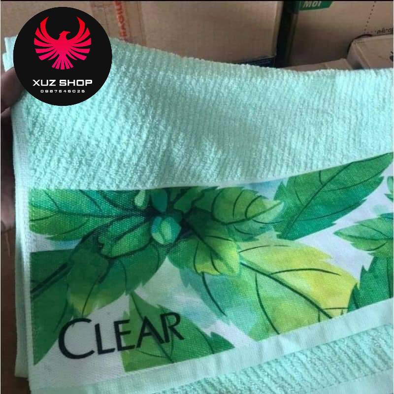 Khăn tắm Clear, Dove siêu thấm 50x100cm (khăn tắm,khăn gội đầu)